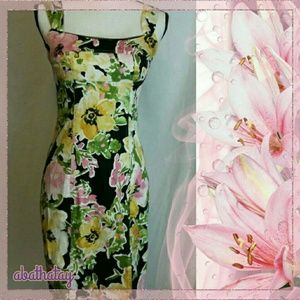 Floral Print Sheath Dress